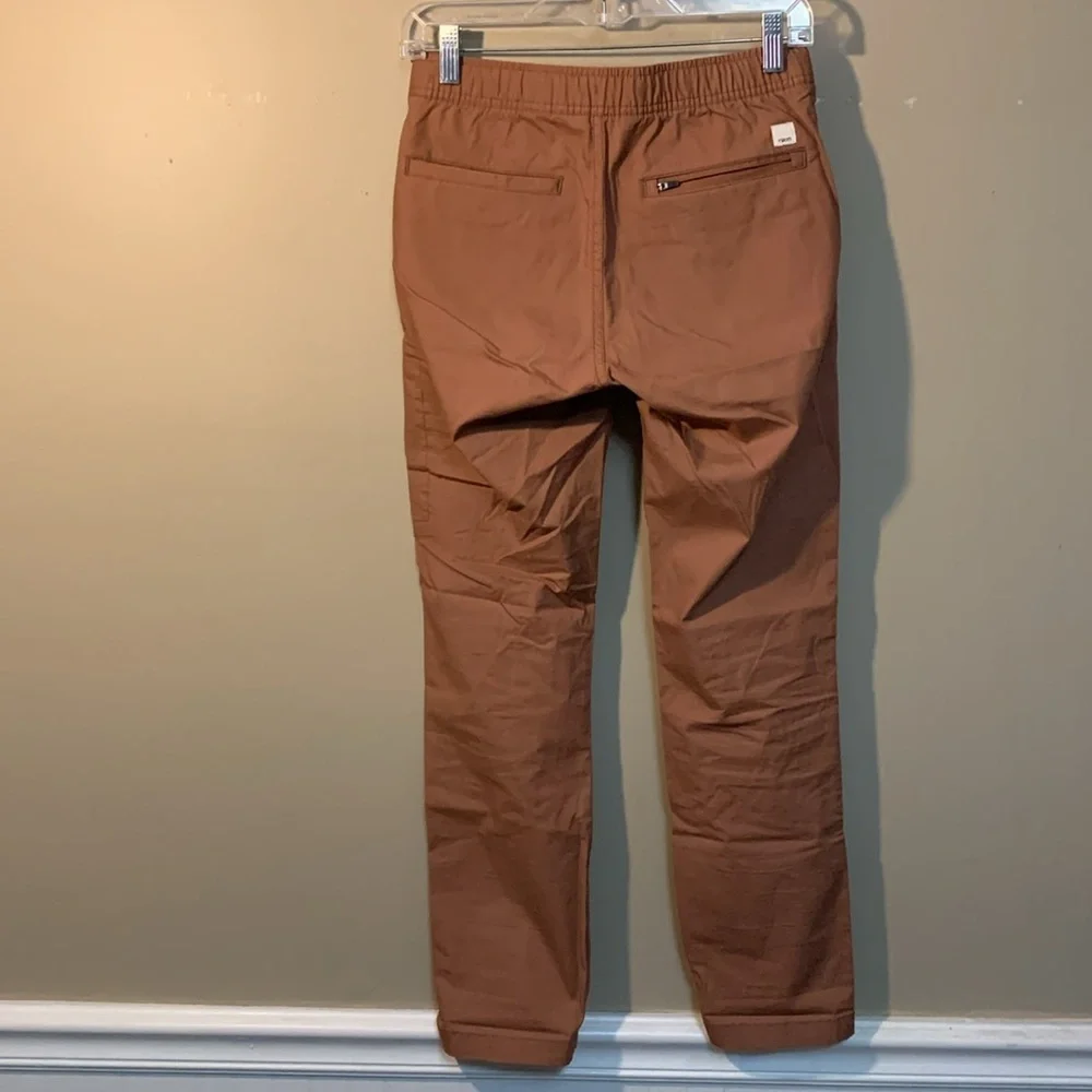 Vuori Women’s Ripstop Mauve Elastic Waist Drawstring Cotton Five-Pocket Pants XS